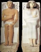 Rahotep and Nofret from Meidoem unknow artist